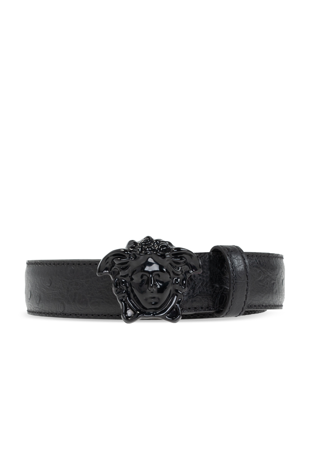 All black 2025 versace belt